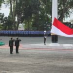Upacara peringatan Hari Ulang Tahun ke-80 Kemerdekaan Republik Indonesia digelar di Lapangan M. Yusuf, Makodam XIV/Hasanuddin, Makassar, pada Minggu (17/8/2025).