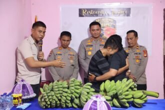 Kapolres Gowa fasilitasi Restorative Justice kasus pencurian pisang, (19/8/2025).
