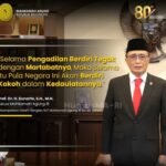Ketua Mahkamah Agung RI, Prof. Dr. H. Sunarto, S.H., M.H., menyampaikan pesan dalam rangka HUT ke-80 RI.