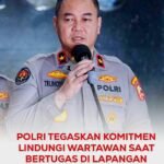 Mabes Polri menegaskan komitmen melindungi wartawan di lapangan. Imbauan ini disampaikan Brigjen Trunoyudo Wisnu Andiko, menyusul kasus kekerasan terhadap jurnalis. Media disebut sebagai mitra strategis dan sumber informasi publik.