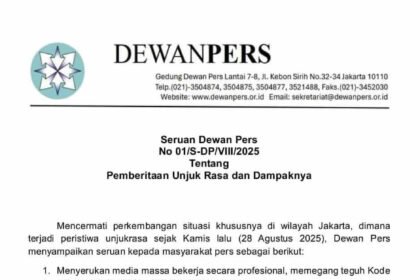 Seruan Dewan Pers.