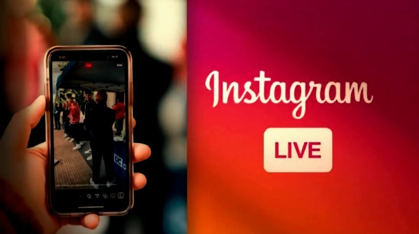 Instagram dengan fitur live dan hanya untuk akun publik dengan 1.000 pengikut.