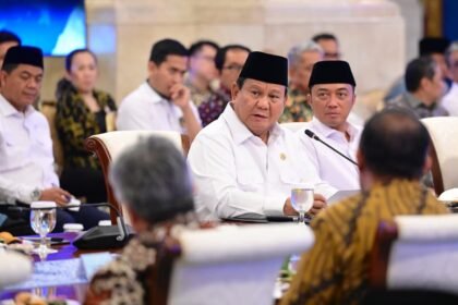 Presiden Republik Indonesia Prabowo Subianto menggelar silaturahmi lintas sektor di Istana Negara, (1/9/2025).