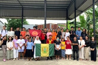 Perhimpunan Mahasiswa Katolik Republik Indonesia (PMKRI) Cabang Makassar Sanctus Albertus Magnus memperingati 70 tahun berdirinya organisasi, Minggu (7/9/2025).