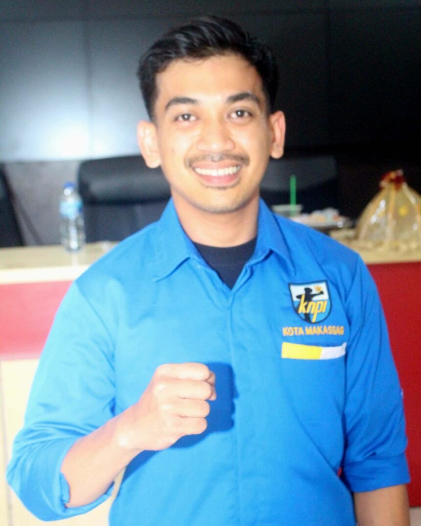 Andi Muhammad Farid, Ketua Terpilih DPK KNPI Biringkanaya periode 2025–2028.