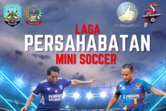 Ilustrasi pertandingan persahabatan mini soccer antara Tim Pemprov Kalimantan Utara melawan Tim Pemprov Sulawesi Selatan yang digelar di Lapangan Aryyaguna, Tanjung Selor, Jumat malam (19/9/2025).