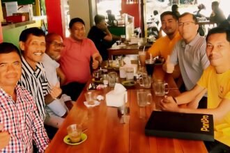 Pertemuan pengurus DPD Himperra Sulsel bersama perwakilan perusahaan cat di Makassar, membahas rencana kerja sama untuk mendukung kualitas hunian, (23/9/2025).