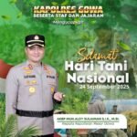 Ucapan selamat memperingati Hari Tani Nasional 24 September 2025.
