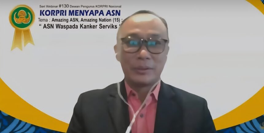 Kepala Badan Kepegawaian Negara (BKN), Prof. Dr. Zudan Arif Fakrulloh.