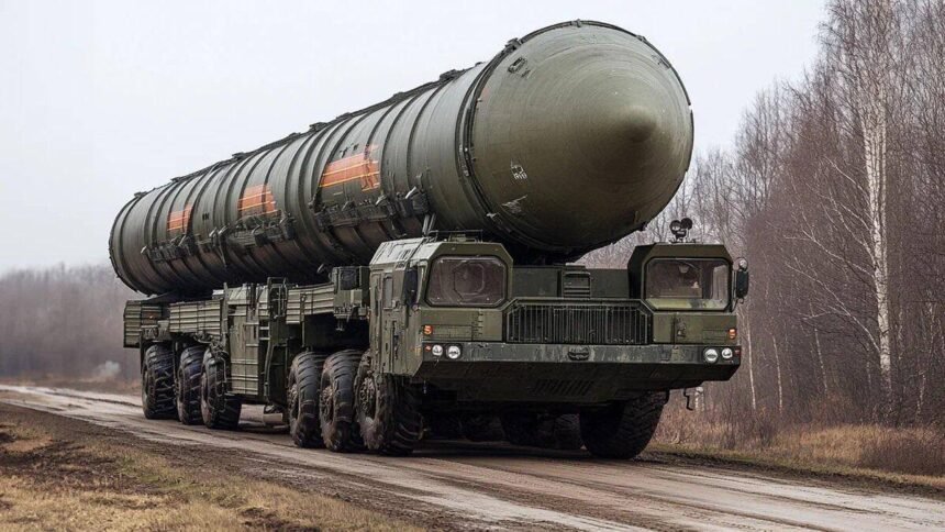 Pasukan Rusia dan Belarusia berencana menggunakan senjata nuklir non-strategis dan rudal Oreshnik selama latihan 'Zapad-2025'. (Belarusian MoD/RT News/HO)
