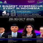 APTIKNAS bersama ADIGSI dan GP Ansor menggelar National Cybersecurity Connect (NCC) 2025 pada 29–30 Oktober di Jakarta, forum terbesar keamanan siber dengan dukungan BSSN, Kominfo dan Kemenekraf.