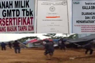 Sengketa Lahan di Metro Tanjung Bunga: Di Balik Viral “Perang Kelompok” dan Benang Kusut Kepemilikan Tanah 20 Bentrokan dua kubu beberapa waktu lalu, Oktober 2025 di kawasan Metro Tanjung Bunga, Makassar, memuncak akibat sengketa lahan yang diklaim oleh beberapa pihak korporasi besar. Di balik papan larangan dan dokumen hukum, tersimpan konflik panjang soal kepemilikan tanah yang sudah bergulir sejak 1990-an.