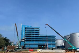 Aktivitas konstruksi di area proyek infrastruktur milik WIKA Beton, mencerminkan kinerja operasional yang terus tumbuh di tengah dukungan kuat investor institusi dan stimulus ekonomi pemerintah.