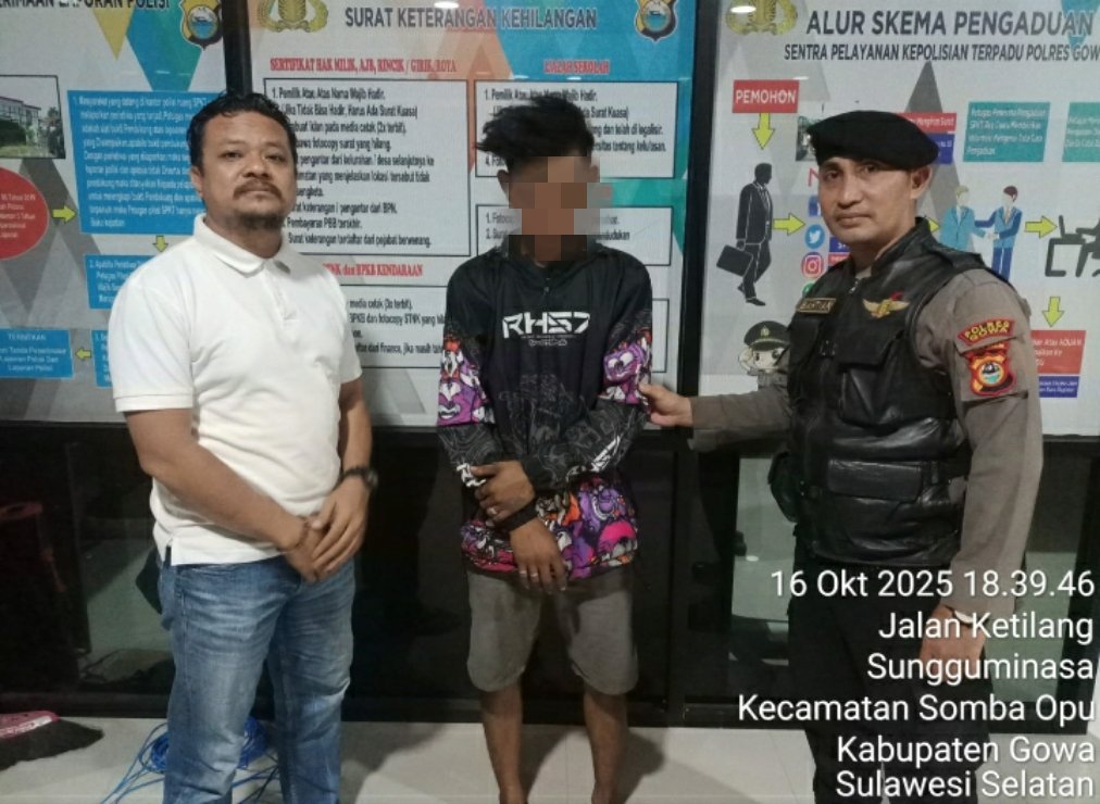 Cegah Amuk Massa, Unit Perintis Polres Gowa Amankan Pria Diduga Selingkuh 2 IMG 20251017 WA0328