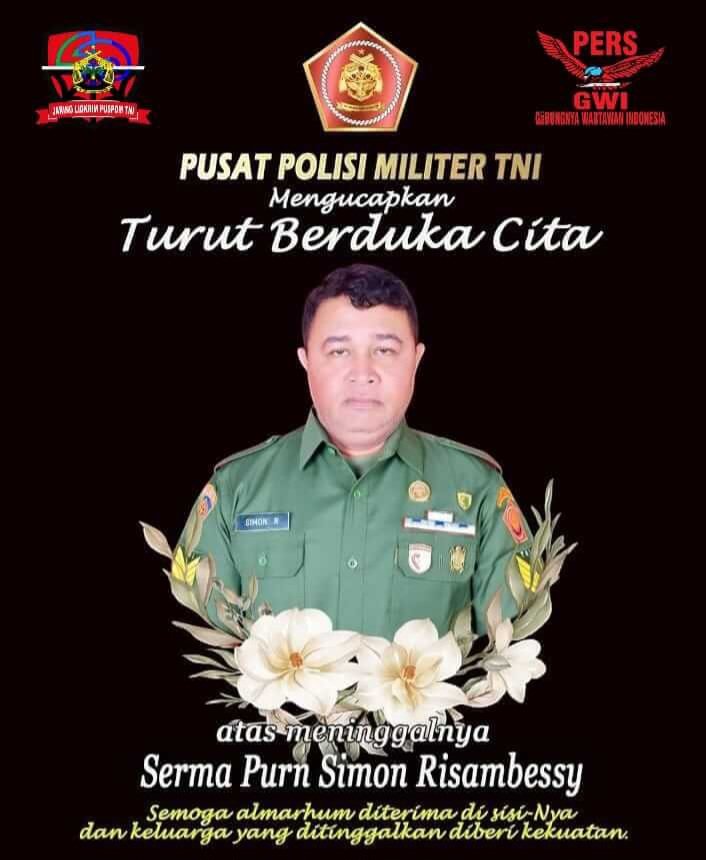 Kenangan Tak Terlupakan, Serma (Purn) Simon Risambessy, GWI Provinsi Banten Turut Berduka Cita 1 Organisasi Wartawan Gabungnya Wartawan Indonesia (GWI) Provinsi Banten turut menyampaikan rasa belasungkawa, (24/10/2025).
