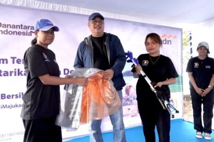 Bank Mandiri Region X/Sulawesi dan Maluku gelar Aksi Bersih Mandiri, wujud nyata sinergi menjaga lingkungan demi Indonesia yang lebih hijau, (25/10/2025).