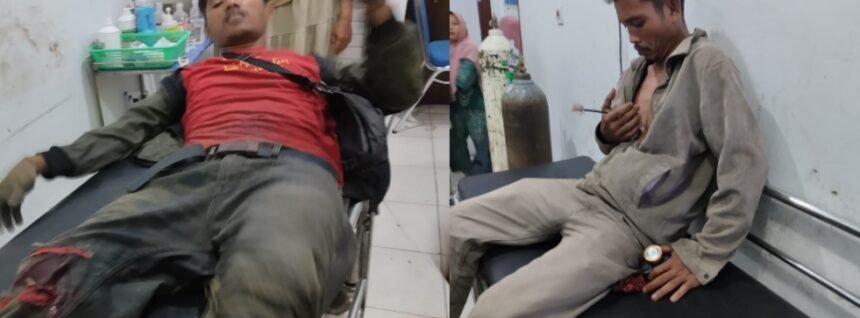 Dua warga, Adi Ansor Harahap dan Saripuddin Hasibuan, mengalami luka akibat panah yang mengenai kaki kanan dan dada kanan pasca bentrokan dengan Sekuriti PT Barapala.