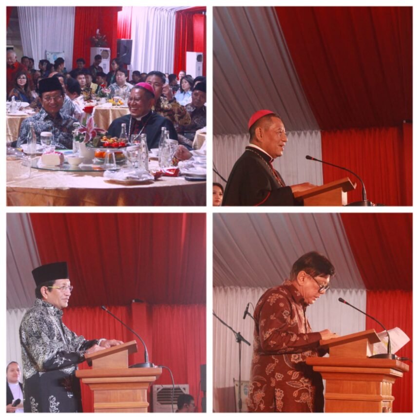 Kebersamaan dalam keberagaman: Tokoh lintas agama berdialog dan berbagi pesan perdamaian dalam suasana penuh kehangatan, (30/10/2025).