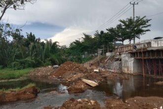 Jembatan dalam Bukit Baruga Antang. (tim)