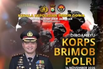 Dirgahayu Korps Brimob Polri ke-80. Brimob Presisi untuk Masyarakat.