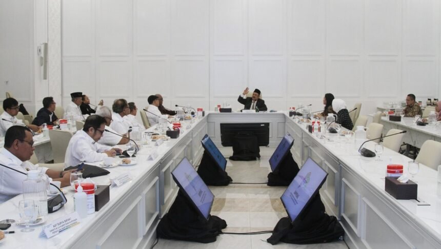 Pertemuan antara PWI dan Bappenas berlangsung dalam suasana formal di Jakarta, membahas penguatan ekosistem pers nasional serta peran media dalam perencanaan pembangunan jangka panjang. (dok. pwi/ho/mediapesancom)