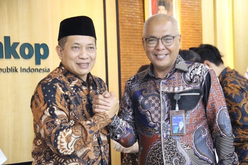 Kemenkop dan PWI bersinergi usai pertemuan di kantor Kementerian Koperasi, Jakarta, (20/11/2025).