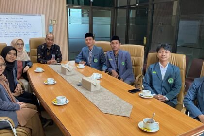 Audiensi organisasi pelajar NU itu di Puslatbang LAN Makassar, Jalan Raya Baruga, Sabtu (22/11/2025).