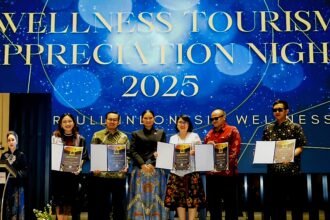 Wellness Tourism Appreciation Night 2025 di Hotel Movinpicks, Pecenongan, Jakarta Pusat, Jumat (21/11/2025).