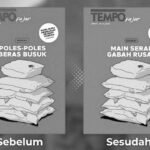 Tempo menjalankan rekomendasi Dewan Pers dengan mengganti judul di poster yang diunggah di akun Instagram Tempo. (Foto : IG Tempodotco)