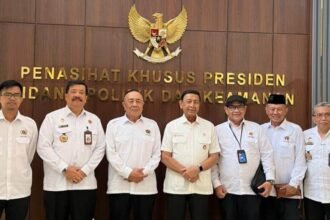 Pertemuan jajaran PWI Pusat dengan Penasihat Khusus Presiden Bidang Politik dan Keamanan, Wiranto, di Jakarta, Rabu (3/12/2025).