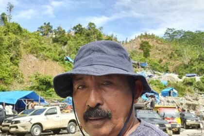 Ibrahim Wael, pemilik lahan sekaligus ahli waris areal tambang emas Gunung Botak, Desa Kaiely, Kecamatan Teluk Kaiely, Kabupaten Buru, Maluku. (sk/ist.)