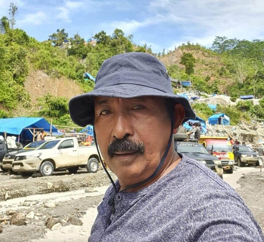 Ibrahim Wael, pemilik lahan sekaligus ahli waris areal tambang emas Gunung Botak, Desa Kaiely, Kecamatan Teluk Kaiely, Kabupaten Buru, Maluku. (sk/ist.)