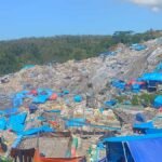 Areal penambangan emas Gunung Botak, Kabupaten Buru, Maluku.