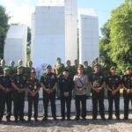 Upacara ziarah dan tabur bunga Kodim 1419/Enrekang dalam rangka Hari Juang Kartika TNI AD ke-80 di TMP Massenrempulu berlangsung khidmat.