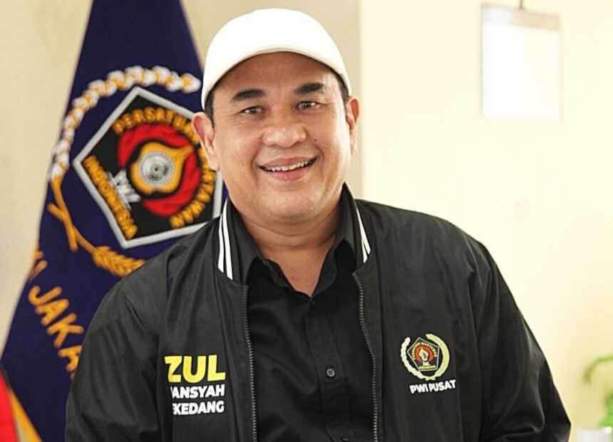 Sekretaris Jenderal PWI Pusat, Zulmansyah Sekedang.