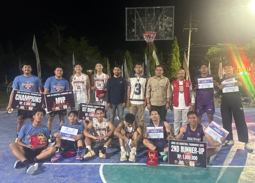 AMBC Vol 1 sukses digelar di Enrekang, Rumah Kuning Sidrap keluar sebagai juara, Zulfikar dinobatkan MVP. 