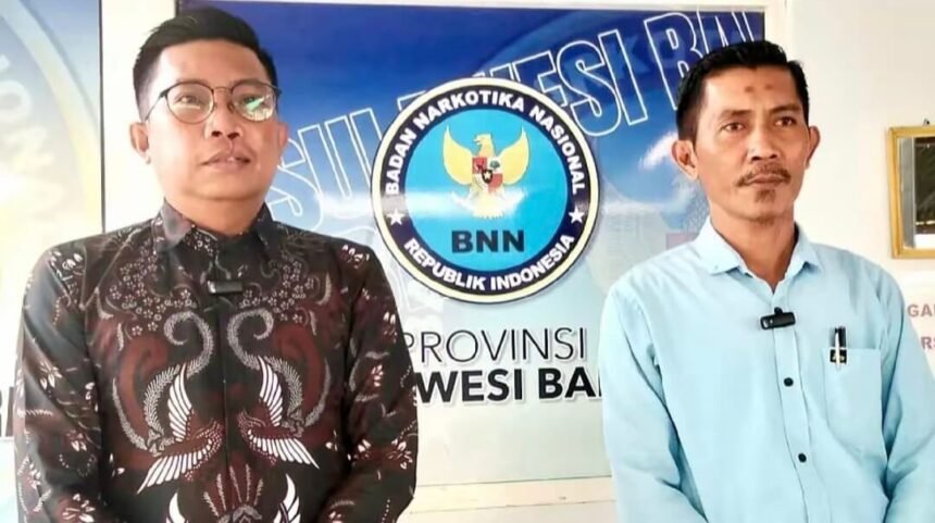 Tim kuasa hukum mendatangi kantor BNN Provinsi Sulawesi Barat untuk meminta penjelasan resmi terkait penahanan Aipda AK, Senin (15/12/2025).