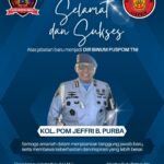 Ucapan selamat dan sukses atas amanah baru sebagai Dirbinum Puspom TNI. Semoga senantiasa amanah dan membawa pengabdian terbaik bagi institusi.