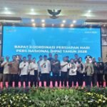 Rakor persiapan Hari Pers Nasional (HPN) 2026 digelar di Pendopo Gubernur Banten, Serang.