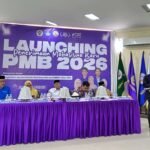 Suasana Launching Penerimaan Mahasiswa Baru (PMB) UNIMEN Tahun 2026 yang digelar di Aula Kampus I Universitas Muhammadiyah Enrekang, Selasa (20/1/2026).
