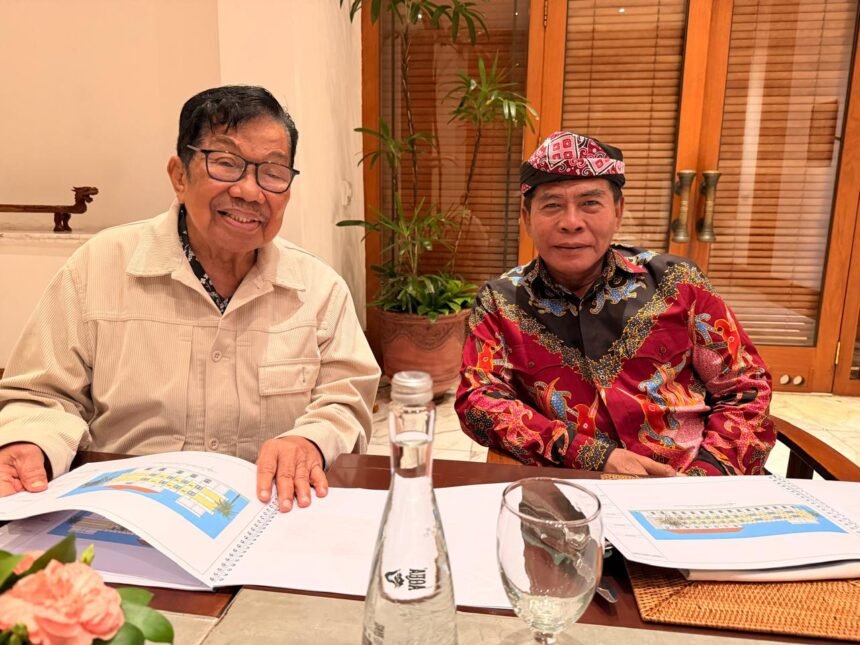 Aksa Mahmud dan Gubernur Kaltara Zainal Paliwang, bahas investasi sekolah hingga rumah sakit di Nunukan dan Tanjung Selor.