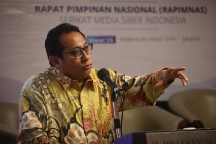 Ketua Umum Serikat Media Siber Indonesia Firdaus.
