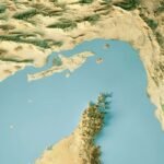 Ilustrasi Selat Hormuz.