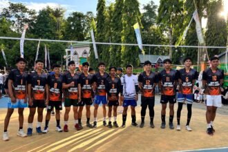 Tim bola voli putra Universitas Muhammadiyah Enrekang (UNIMEN).