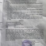 Surat panggilan tersangka dari Polsek Bajeng terkait kasus dugaan penipuan dan penggelapan di Kabupaten Gowa.