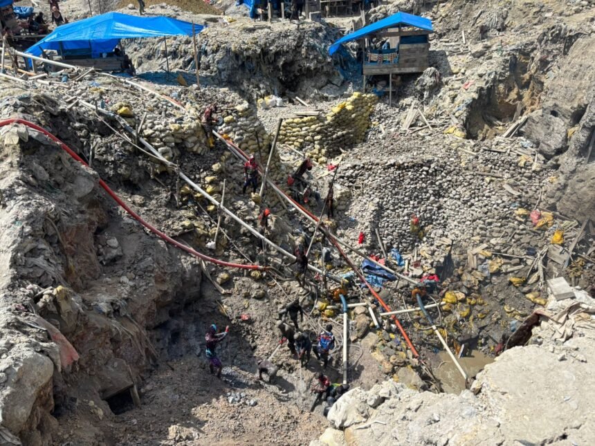 Lokasi tambang emas gunung botak tanah merah. (mediapesan/sk)