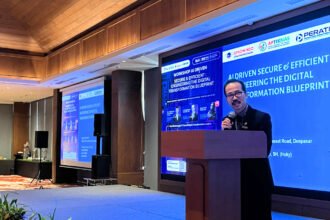 Ketua Umum APKOMINDO dan APTIKNAS, Soegiharto Santoso