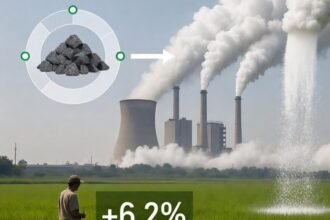 China ubah polusi PLTU batu bara jadi pupuk murah, hasil panen padi naik hingga 6,2 persen.