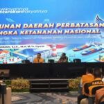 Sekretaris BNPP RI, Makhruzi Rahman, menegaskan pembangunan kawasan perbatasan harus berjalan seimbang antara keamanan dan kesejahteraan masyarakat dalam Bimtek Nasional DPRD Fraksi Hanura 2026 di Pontianak.