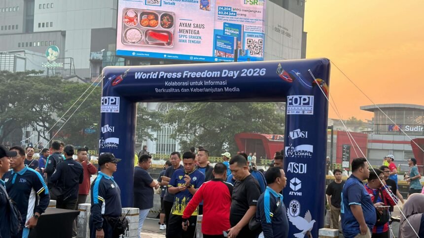 Hari Kebebasan Pers Sedunia (World Press Freedom Day), Minggu, 3 Mei 2026 di Jakarta. 